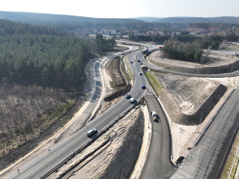 Widok na Węzeł Leśnice
