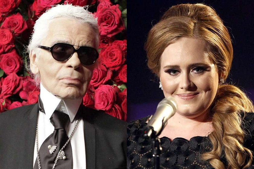 Lagerfeld o Adele:Łady głos ale za gruba