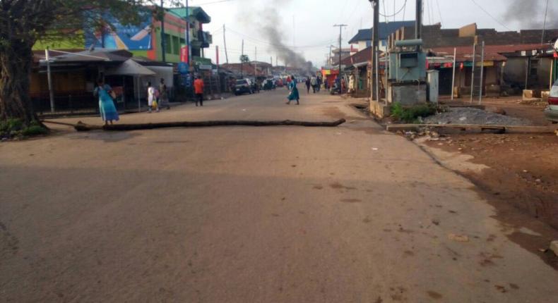 Protest in Ondo State over Jimoh Ibrahim's emergence as PDP's governorship candidate 