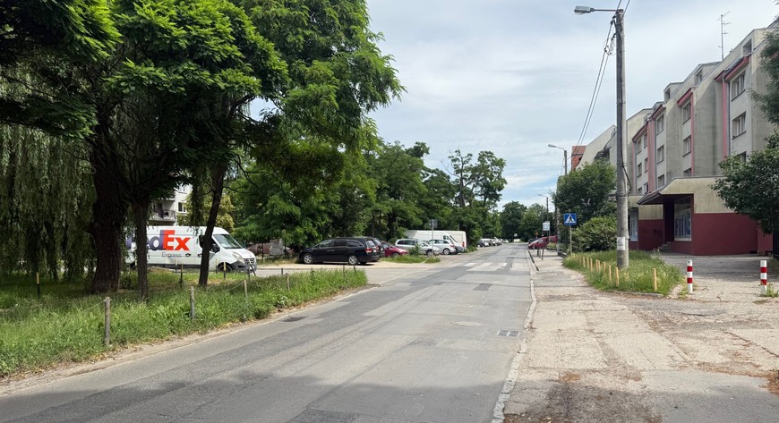 Ulica Czajkowskiego wymaga zmian. Miasto chce zrobić z niej nowoczesną ulicę osiedlową