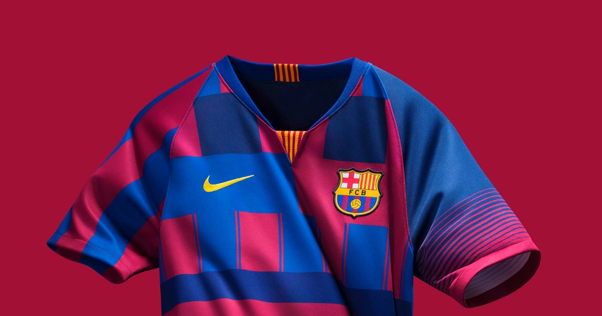 Nike release new jersey to celebrate Barcelona's 20th anniversary