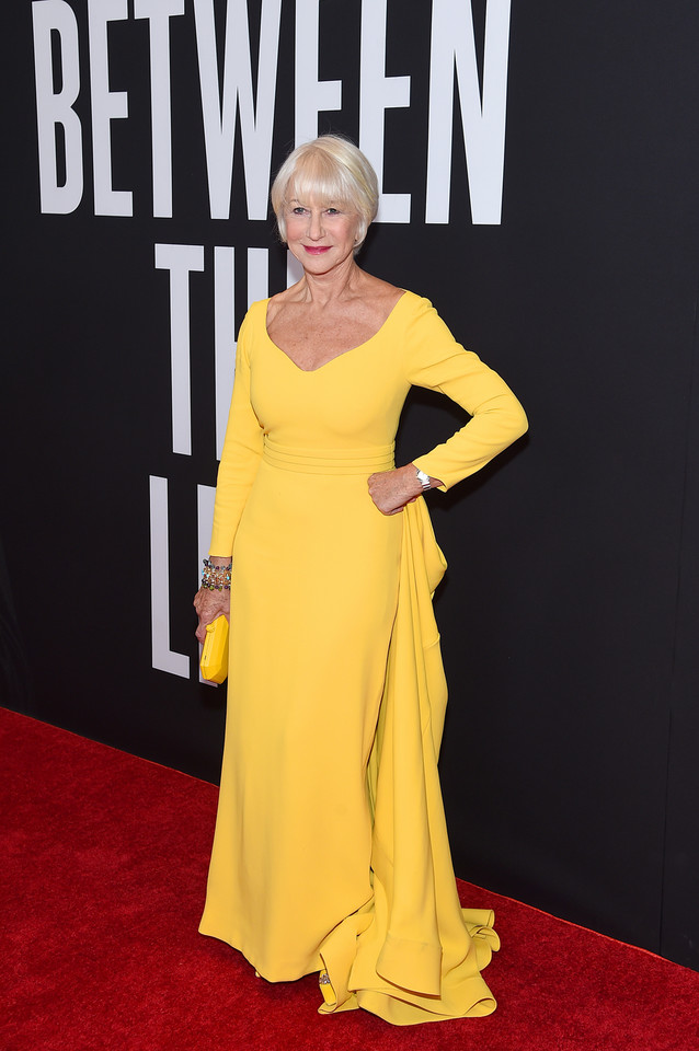 Helen Mirren na czerwonym dywanie