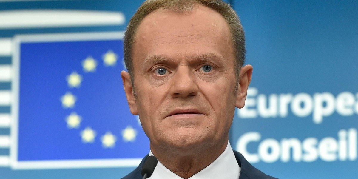 Szef Rady Europejskiej Donald Tusk