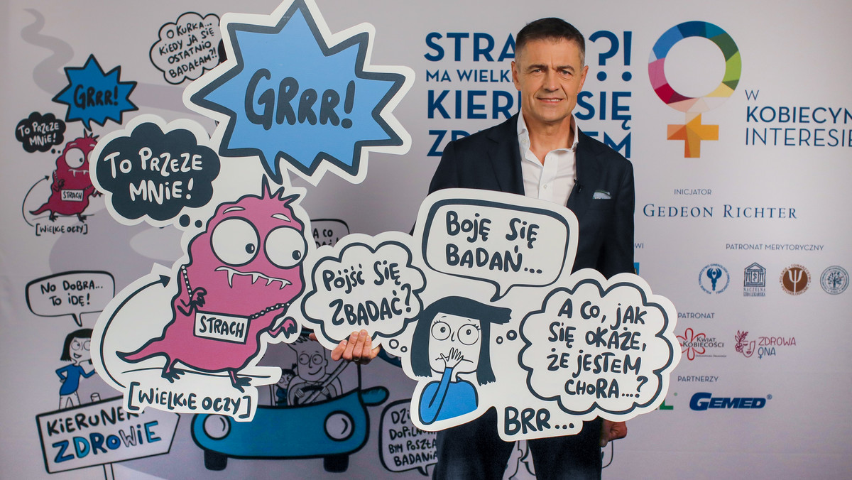 Krzysztof Hołowczyc w kampanii "W kobiecym interesie". Bezpłatne badania ginekologiczne