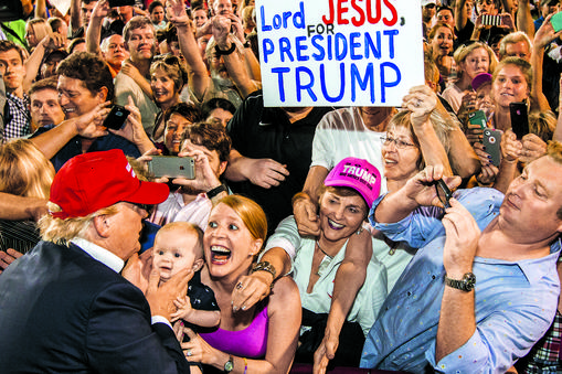 Wybory 2016 – Donald Trump podczas kampanii wyborczej.
