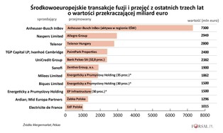 Polskie firmy będą więcej przejmować. Siebie nawzajem i za granicą