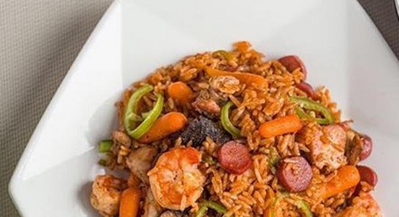 Assorted Ghanaian Jollof (Telandeworld)