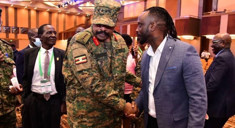 Bebe Cool and Gen Muhoozi Kainerugaba