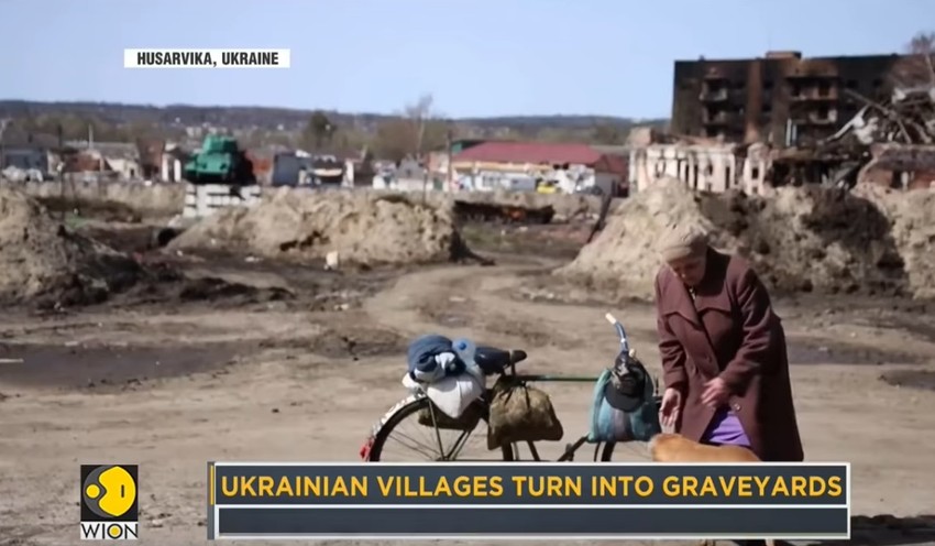 Selo Husarivka u Ukrajini