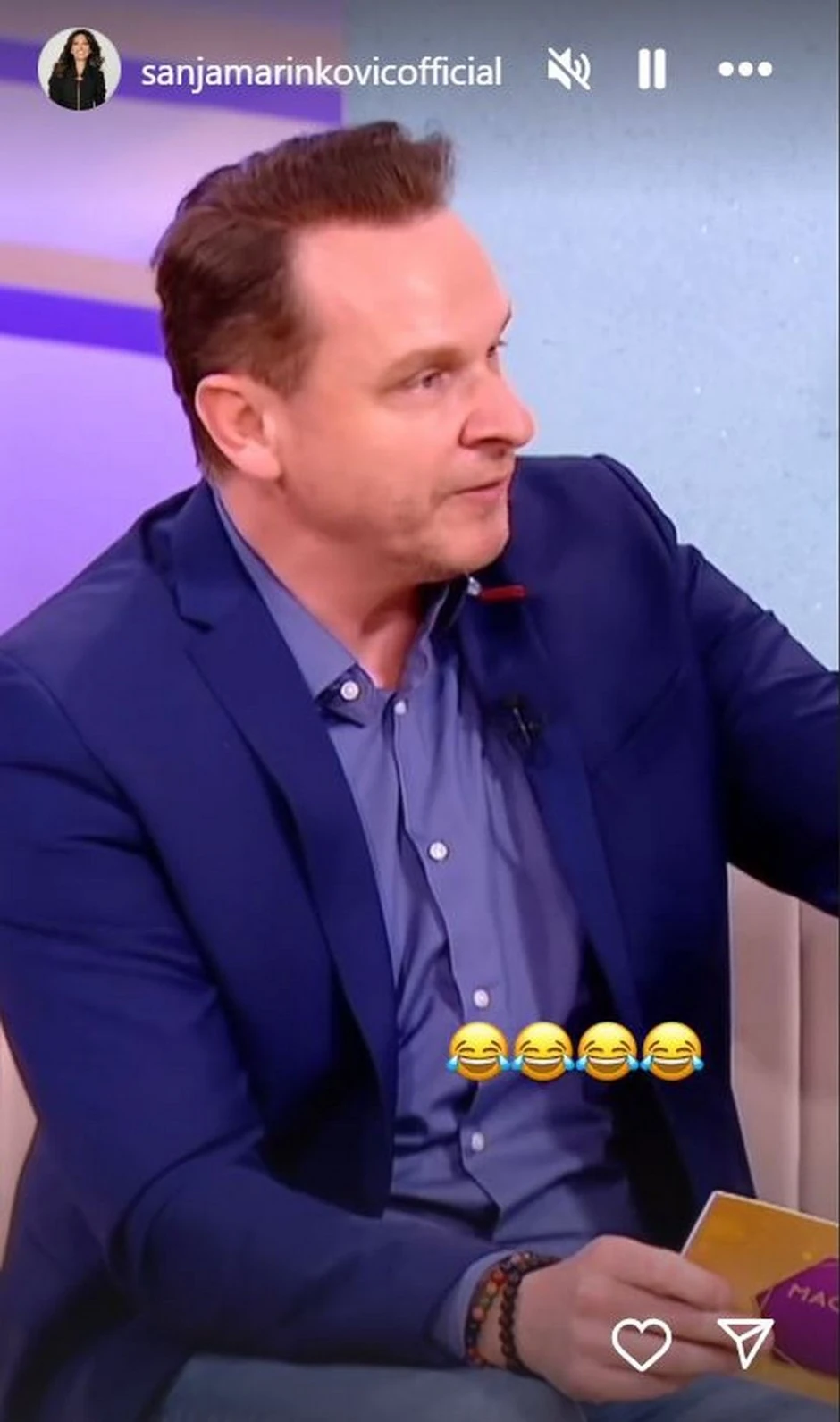 Sanja Marinković i glumac Enis Bešlagić