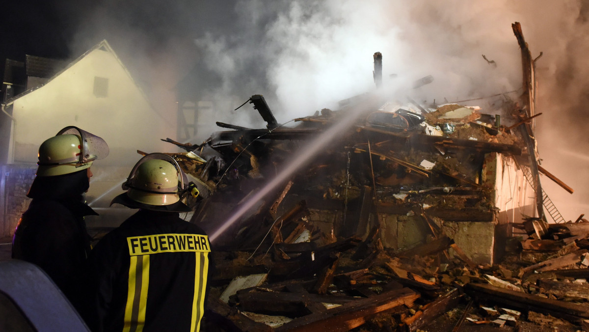 GERMANY FIRE  (Fire in a house in Gudensberg)