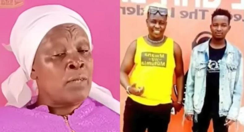 A collage image of Jeff Mwathi, DJ Fatxo and the deceased’s grandmother