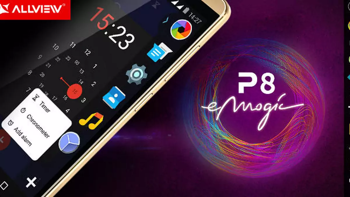 Allview P8 eMagic: 5,5" smartfon z dual SIM