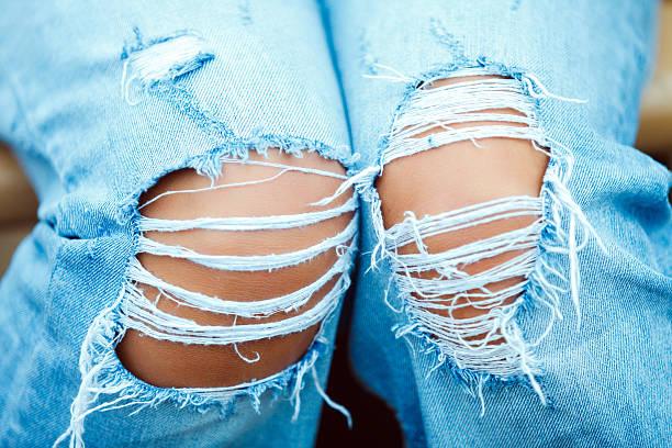 Wearing ripped jeans  was seen as disrespectful [iStock]