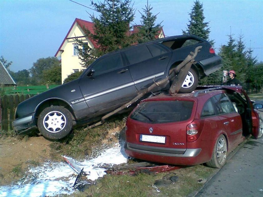 Latające auto pod Iławą