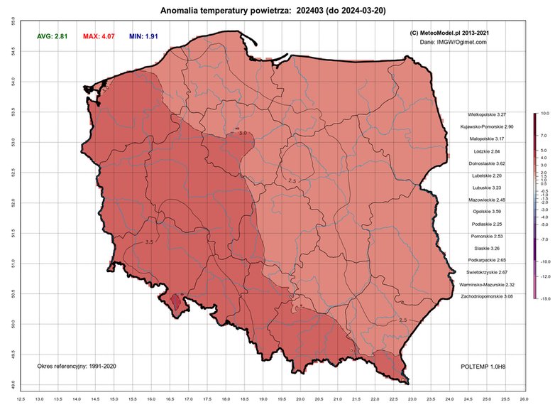 Marzec ma być kolejnym bardzo ciepłym miesiącem