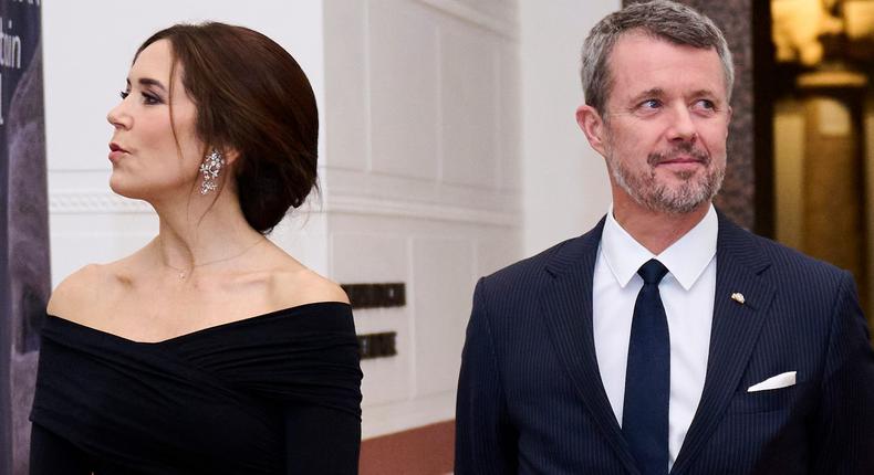 Crown Princess Mary of Denmark and Crown Prince Frederik of Denmark at the Glyptoteket Museum in Copenhagen.Carlos Alvarez/Getty Images