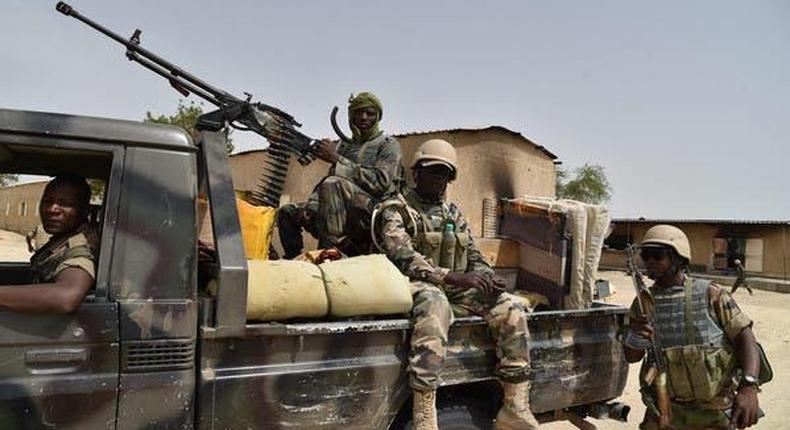 Troops kill 6 terrorists, recover arms in Kaduna. [Twitter:@DefenseNigeria]