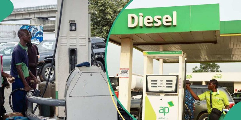Diesel station in Nigeria