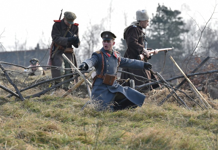 Rekonstrukcja bitwy pod Limanową z 1914 roku
