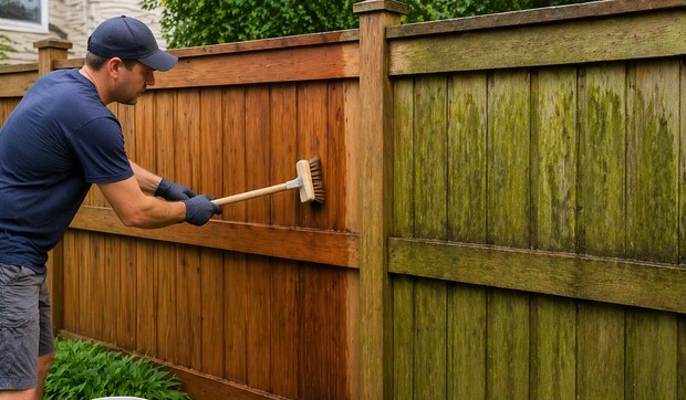 Čišćenje drvene ograde