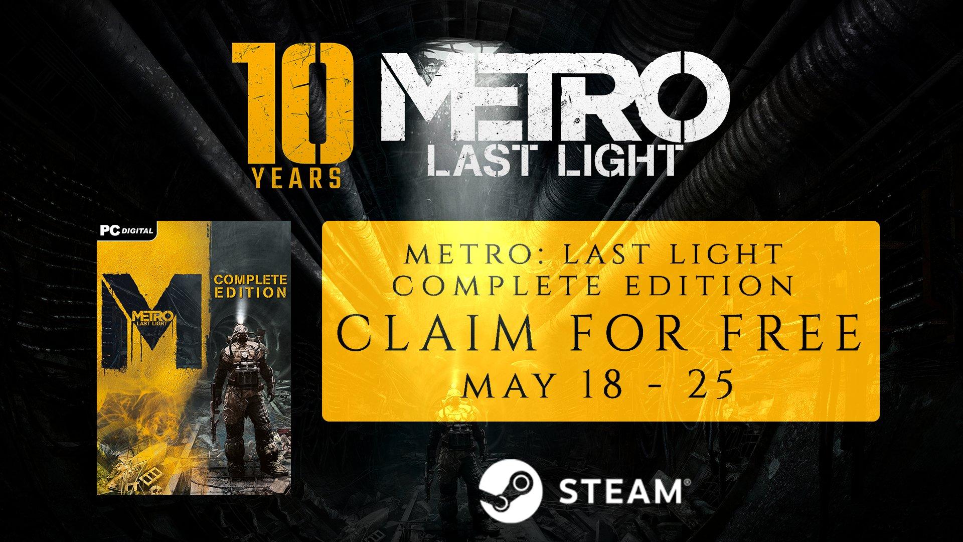 Metro: Last Light je práve zadarmo na Steame.