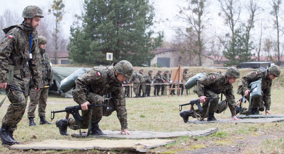 TARNOWSKIE GÓRY ARMIA WOJSKO ĆWICZENIA MOBILIZACYJNE (Rezerwiści podczas ćwiczeń)