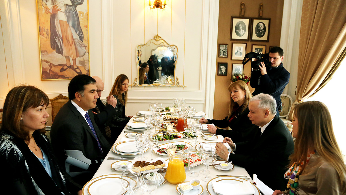 Prezes PiS spotkał się z prezydentem Gruzji