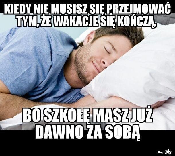 Nieubłagany koniec wakacji - memy