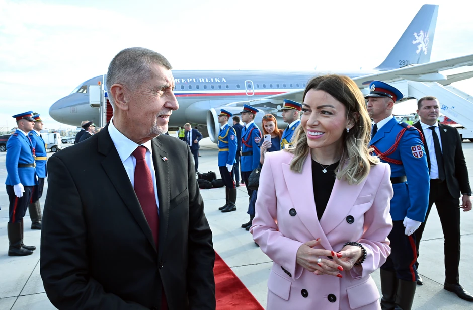Andrej Babiš i Adrijana Mesarović