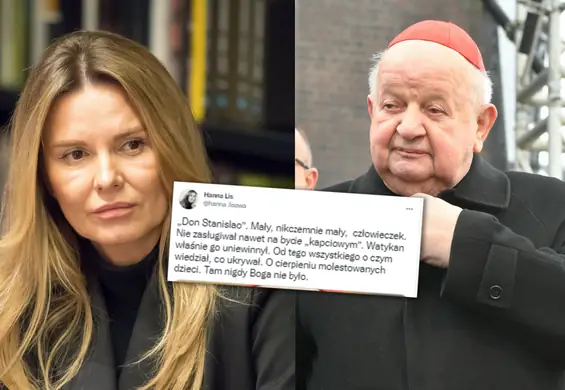 Hanna Lis w mocnych słowach o Kościele. Uderzyła w kardynała Dziwisza