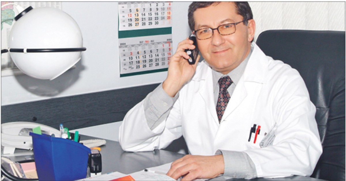 Henryk Siciński, dyrektor Zespołu Zakładów Opieki Zdrowotnej w Ostrzeszowie Fot. Arch.