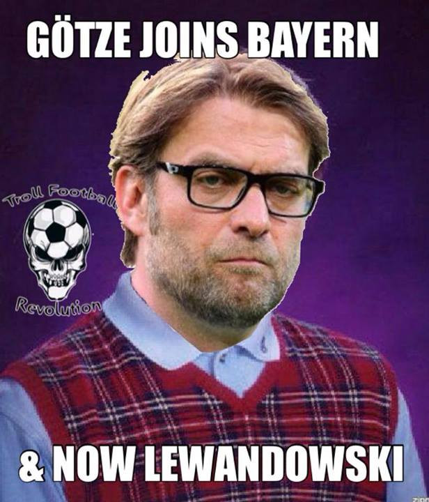 Robert Lewandowski w Bayernie Monachium - memy