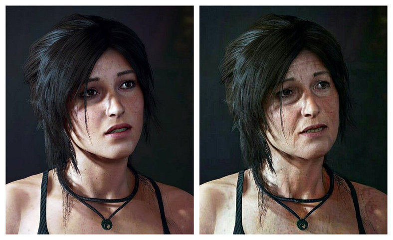 Lara Croft - porównanie