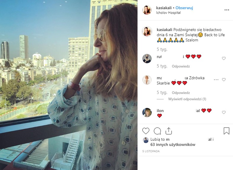 Katarzyna Kalicińska-Goczał na Instagramie