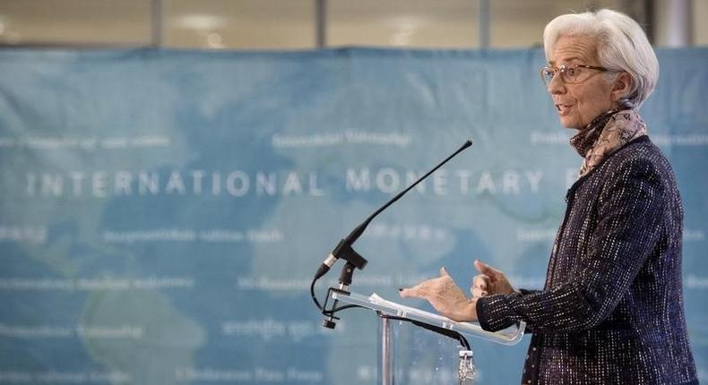 IMF head visits Nigeria as president seeks way out of economic crisis