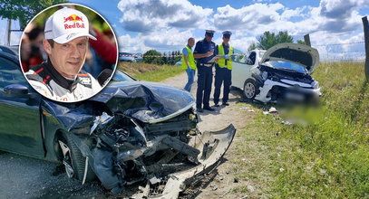 Nadeszły straszne wieści ws. kierowcy, którego auto zderzyło się z rajdówką Sebastiana Ogiera