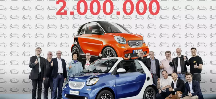 Sprzedano 2 000 000 Smartów