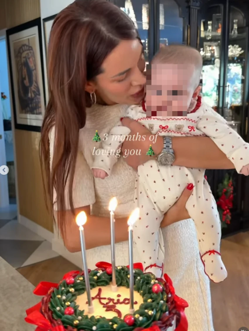 Anđela slavi tri meseca njene ćerke Arie