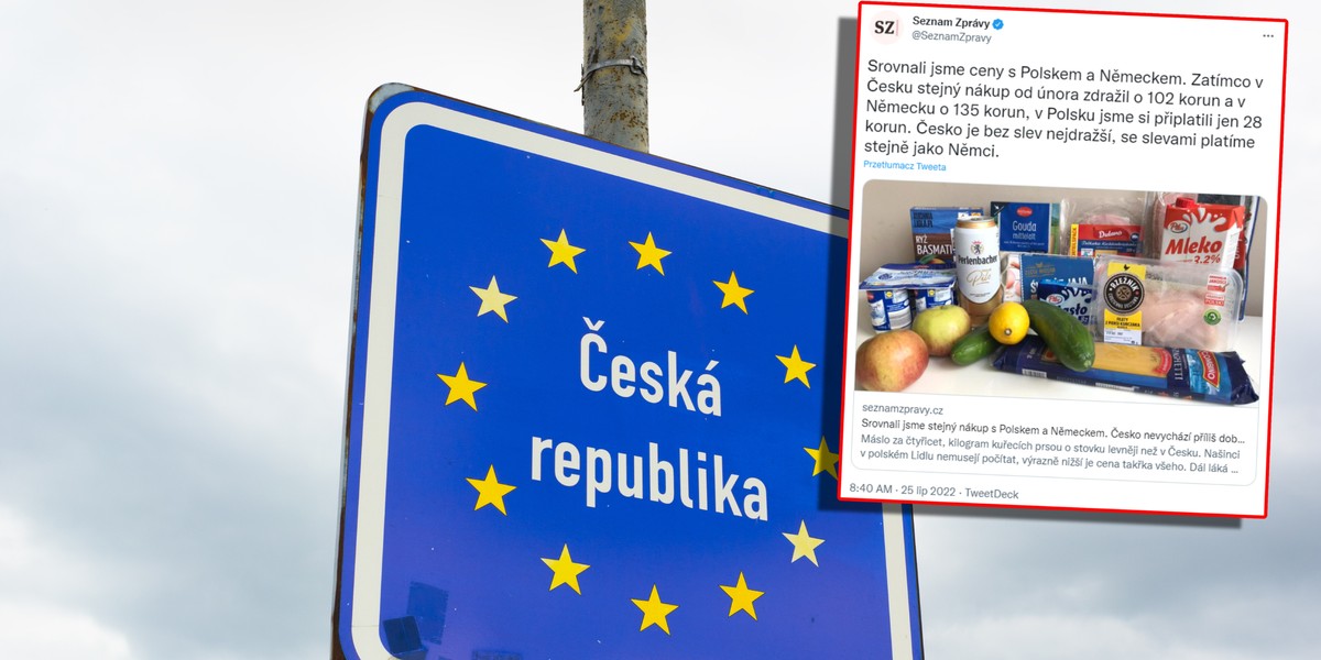 Zakupy w Polsce okazały się dużo tańsze niż w Czechach i w Niemczech