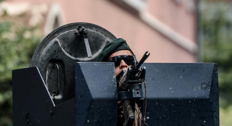 Turkish special forces on duty in Istanbul on July 17, 2016