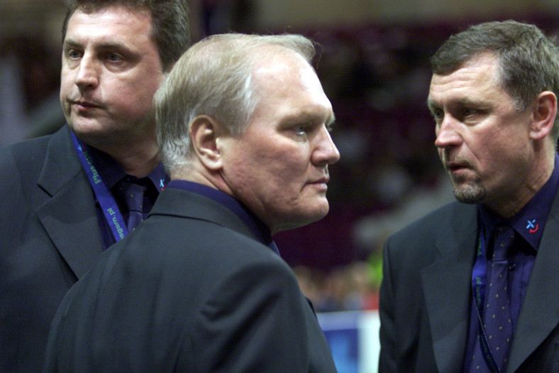 Wojciech Drzyzga, Hubert Jerzy Wagner i Ryszard Bosek (2001 r.)