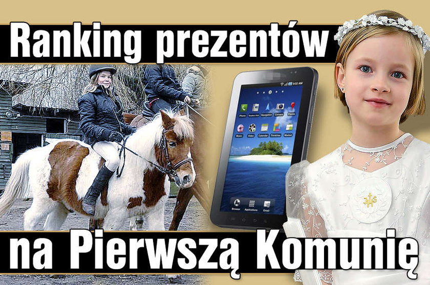 Ranking prezentów na Pierwszą Komunię