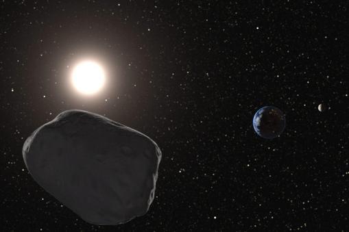 asteroida kosmos ziemia słońce astronomia