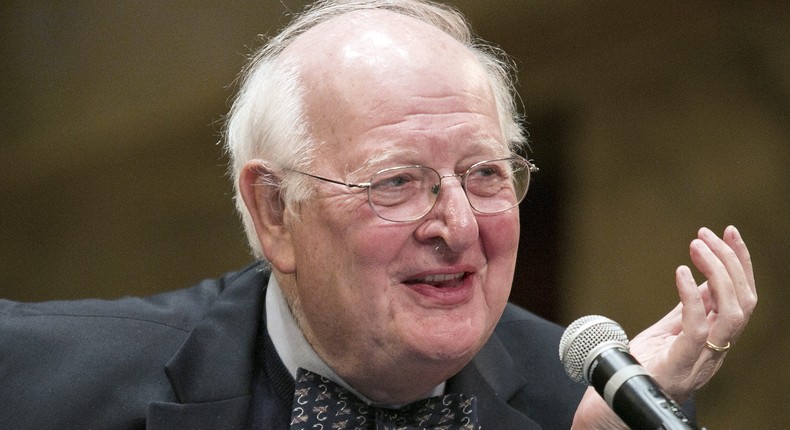 British-born economist Angus Deaton of Princeton University answers questions in a news conference after winning the 2015 economics Nobel Prize on the Princeton University campus in Princeton, New Jersey October 12, 2015REUTERS/Dominick Reuter