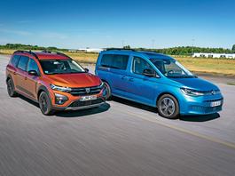 Dacia Jogger kontra Volkswagen Caddy. Podwyższone kombi czy kombivan — co będzie lepsze dla rodziny?