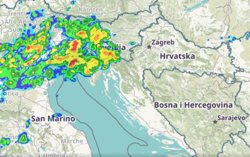Snažno nevreme će pogoditi Hrvatsku