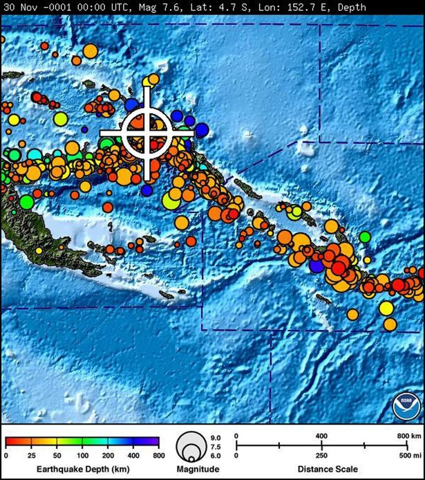 Silne trzęsienie ziemi w Papui-Nowej Gwinei. Ostrzeżenie przed tsunami