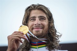 MŚ w kolarstwie: Peter Sagan obronił tytuł. Czech wyprzedził Cavendisha i Boonena