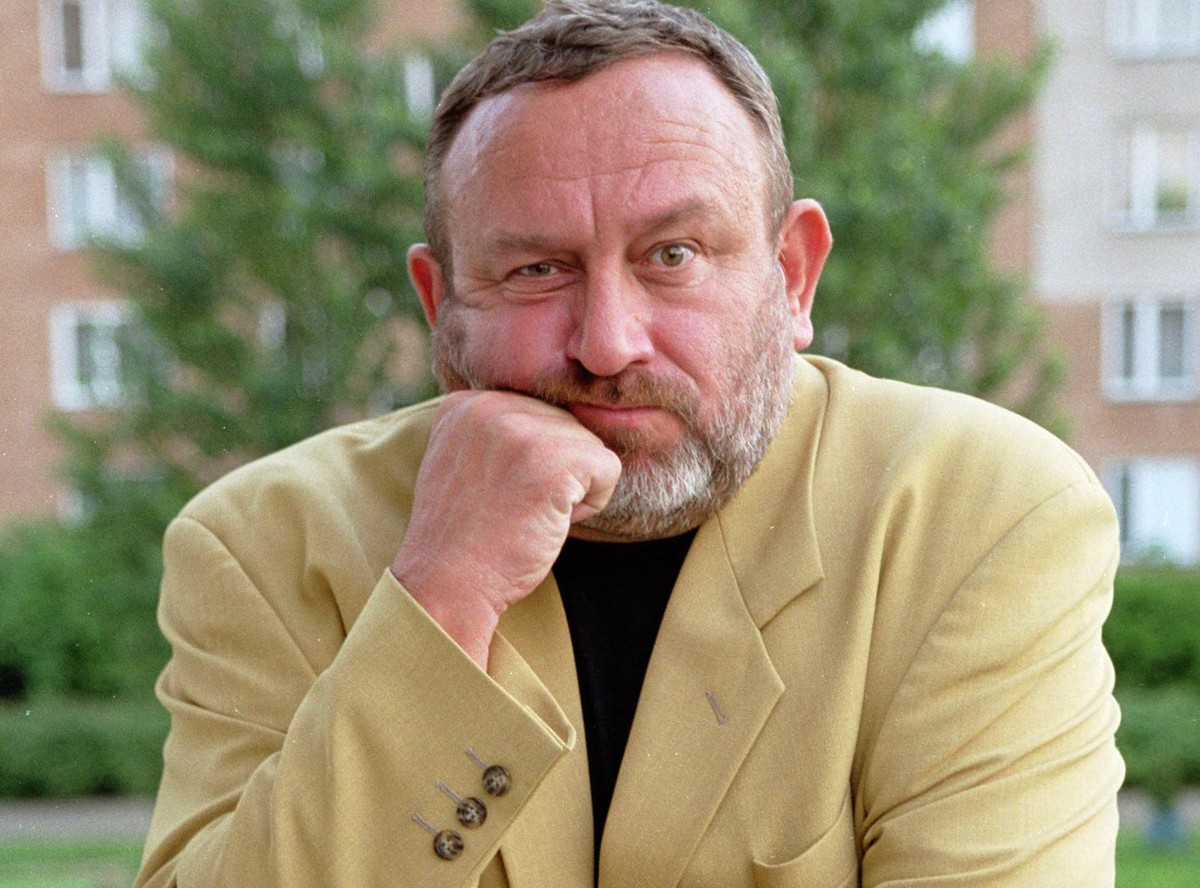 Tadeusz Drozda na wysypisku śmieci